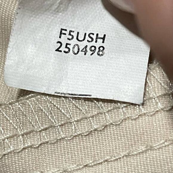 Nike Performance Pants Womens Small Golf Hiking Stretch Zip Pocket Cream Khaki - Picture 13 of 16